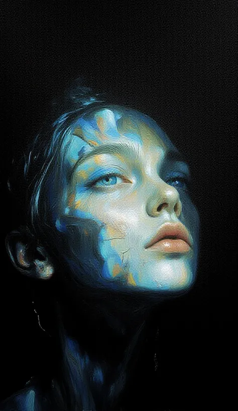 impaflux,clear_note,fluxlisimo_aura,This oil painting is a beautiful blend of digital realism and impressionist techniques. It d...