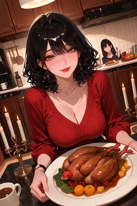 High Resolution, the best quality , ultra-detailed , high resolution, 8k high quality, beautiful woman, 1 girl, shiny hair, curl...