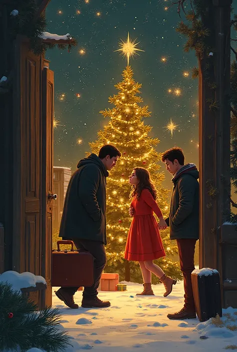 Here is a more complete and lively **Illustration description** one cheek blushed from having just been hit, giàu details, x} is...