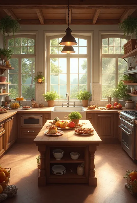 noooo, I need a kitchen where I can place my goods on the table 