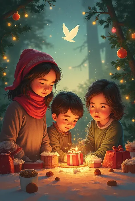 I would like to create images for this story.**The biggest gift**

It was Christmas Eve in the small town of Bright Light. The P...
