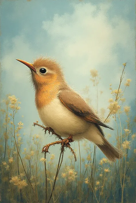 The bird
The bird flies,
The bird is playing,
The bird sings;
The bird flew,
The bird played,
The bird is gone!
Where are you , ...