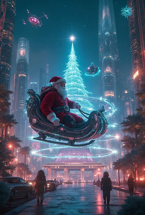 a spirited christmas picture from future. really detailed, interesting use christmas colors dont forget about christmas details ...
