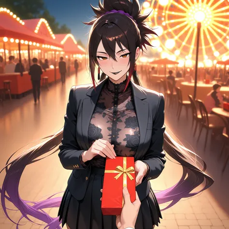 Masterpiece, exceptional quality, highly aesthetic, absurd, new, blurred background, warm and vibrant light, lively and bustling...