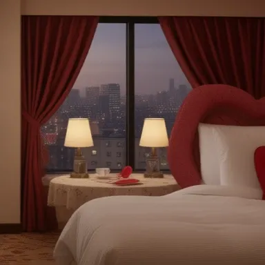 turn the background into a love hotel