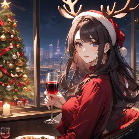 Greatest Masterpiece, top quality,It also draws pupils and irises、Draw finely、 Female、大人のFemale性、dark haired、Long Straight Hair、...