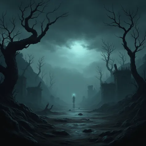 scary background for clicker game