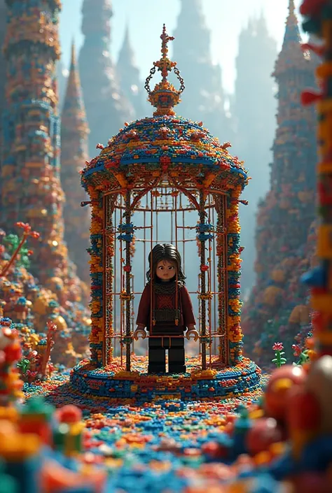 LEGO style cage