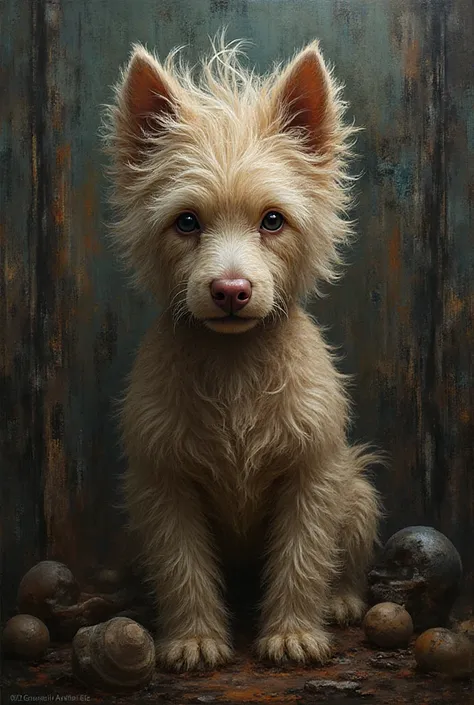 That the painting is almost realistic 