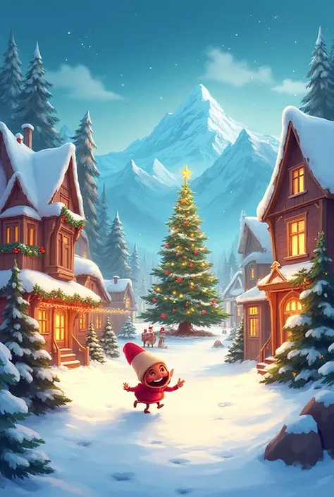 Generate a Christmas image with the name Jemmy 