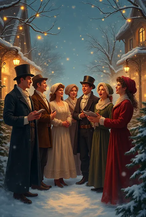 Picture 6 traditional carolers