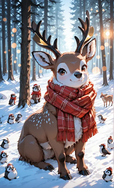 masterpiece, 8k, Highest Quality, detail, high resolution, Digital Painting, ultra detailed, illustration, heartwarming, cluster...