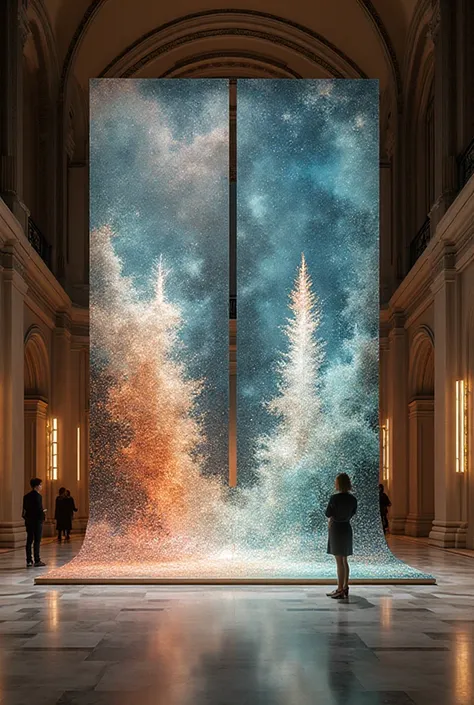 High Quality, 8K Ultra HD, A beautiful double exhibition that 