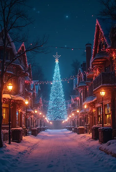 The streets are covered with neon light, Interesting gingerbread houses live people, with touching or crazy stories unfold behin...