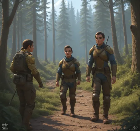 Bethesda Fallout, Fallout 76, West Virginia, Forest, Mr Gutsy, Meisterwerk, high resolution, 4k