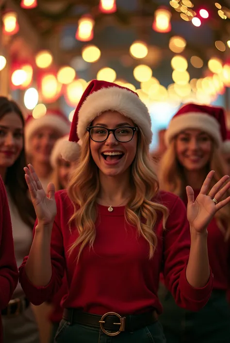 A video thanking customers a merry Christmas and a happy new year that is more exciting 