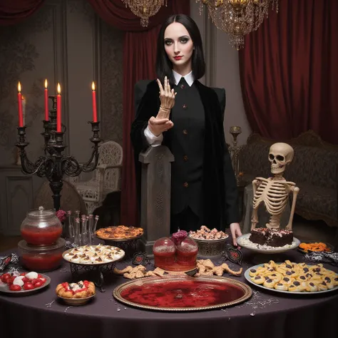 Wednesday-style buffet for the New Year