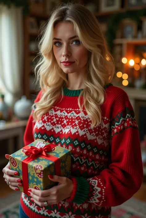 (masterpiece, best quality,full of details), a comely and busty woman with very huge giant enormous tits, wearing an ugly, stran...