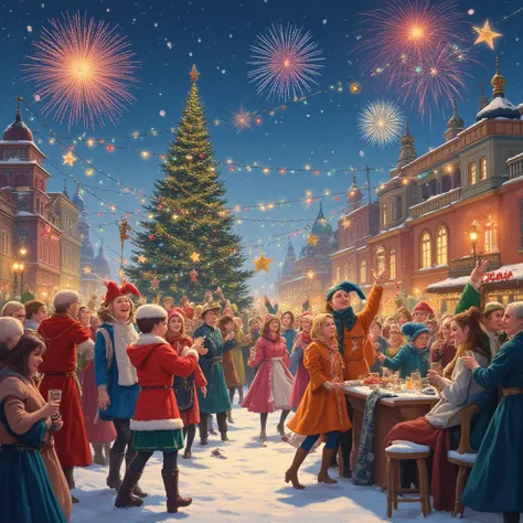 Positive and humorous congratulations on the New Year 2026 in Russian