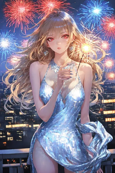 katia,off-long eyelashes, makeup, nail art, long nails,KY_0004,a cinematic portrait of a young woman embracing the new year 2026...