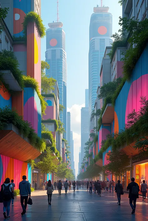 Today's topic is "Urbane Transformation"
How do you imagine the transformation of the city? Are they colorful wall paintings, gr...