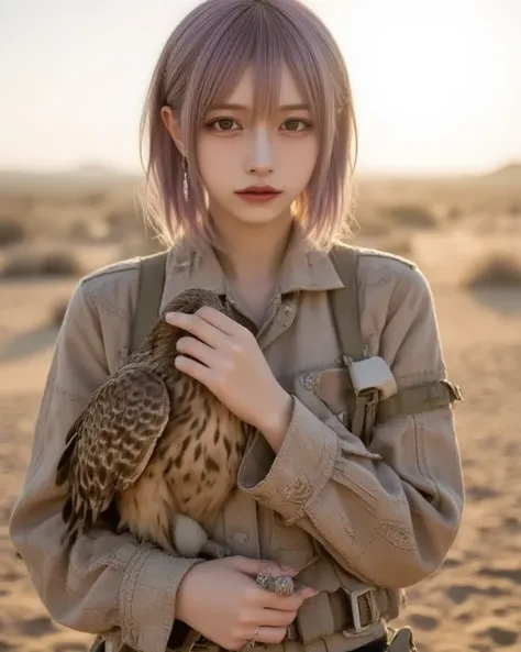  best quality, 18 years old, standard body, 140cm tall, large breasts, (light purple hair:1.4), shoulder length hair, hime cut, ...