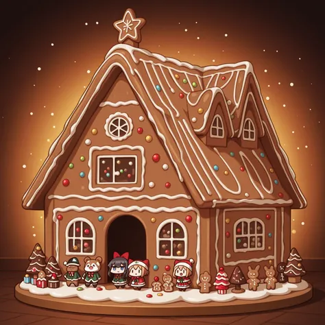 april fools,Gingerbread house, lots of sweets, making a gingerbread house with all my heart,,,,1990年代(style)、アニメのぬりえ、,,,,、, ,,
、...