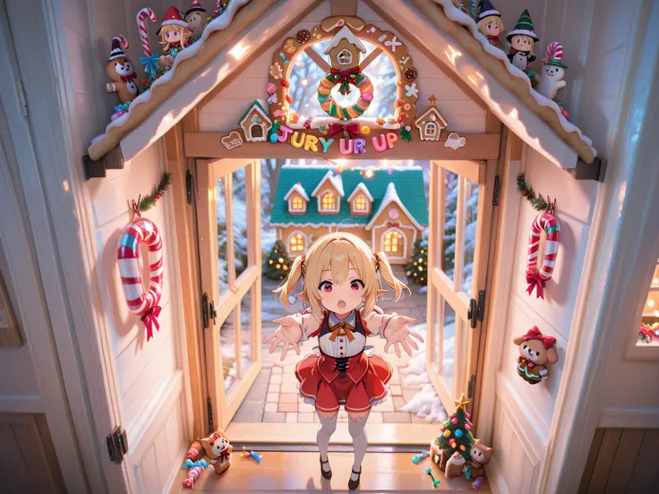 masterpiece, best quality, high quality, 8k resolution, cinematic CG, score_9, score_8_up, 1girl, solo, little elf girl, cute, e...