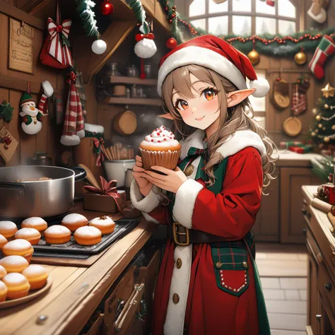 score_6_up,score_5_up,score_4_up,
<lora:Wolvies_Christmas_Elf_v241212.1436:1> xmas_elf, female elf, old, (eyes open:1.1), Christ...