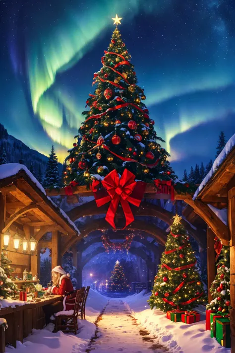 csu, cross-section, christmas card, from side, masterpiece, best quality, CG, wallpaper, HDR, high quality, high-definition, ext...