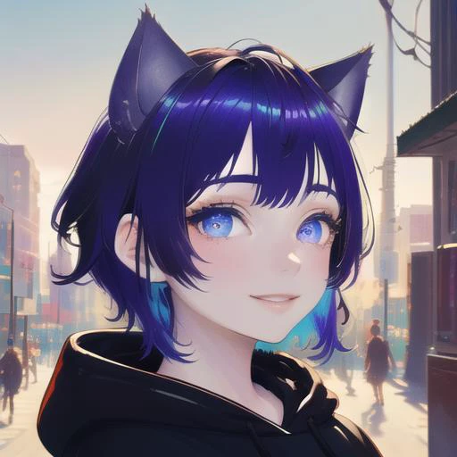 <lora:EarthandDuskVtuber:.7> (masterpiece, best quality, ultra-detailed, highres, absurdres), perfect face, sidelighting, lustro...