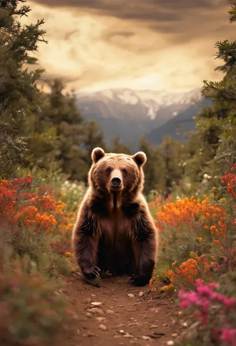 Little brown bear