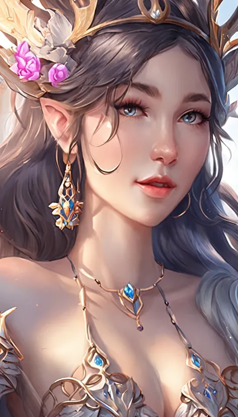 (Professional 3D Rendering:1.3) , (Realistic:1.3) fullbody image,photo of the most beautiful artwork in the world，Beautiful Nord...