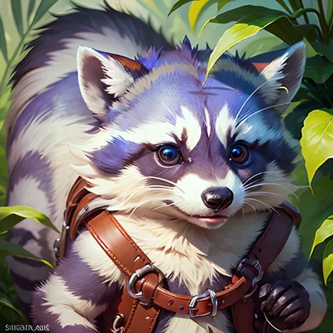 This is a blue raccoon, Hes pretty cute and cool hands he has a purse, hes a pixel pixel raccoon, raccoon, pixel