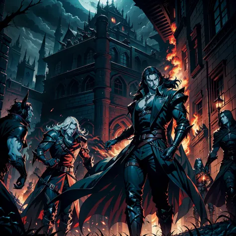 Castlevania Shadow Lord of the Shadows hyper realistic super detailed Dynamic shot masterpiece cinematic scene scenes movie Epic...