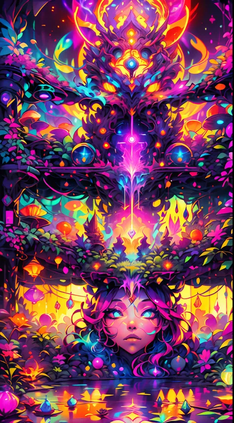 Thrilling dreams， ultra-realistic realism， abstracted， psychedelia, tmasterpiece，PsyAI, （tmasterpiece，best qualtiy：1.2），illustra...