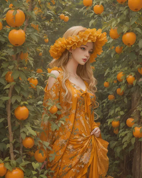 (best quality,masterpiece:1.2),ultra-detailed,(realistic,photorealistic,photo-realistic:1.37),oil painting,garden paradise,beaut...