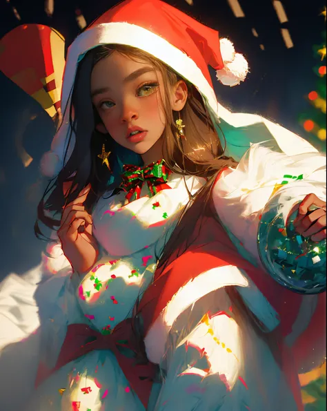 christmas santa girl