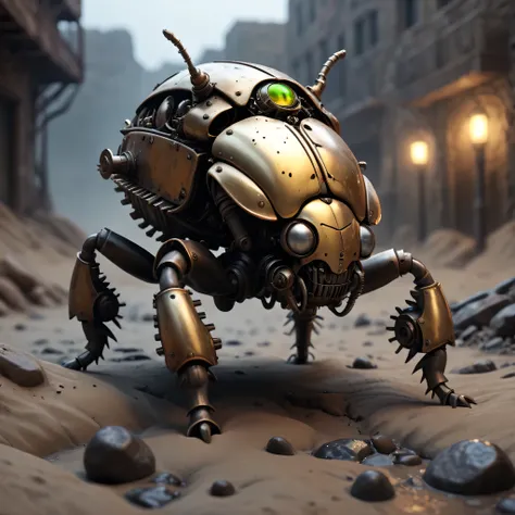 (best quality,4k,8k,highres,masterpiece:1.2),ultra-detailed,(realistic,photorealistic,photo-realistic:1.37),golden beetle in the...