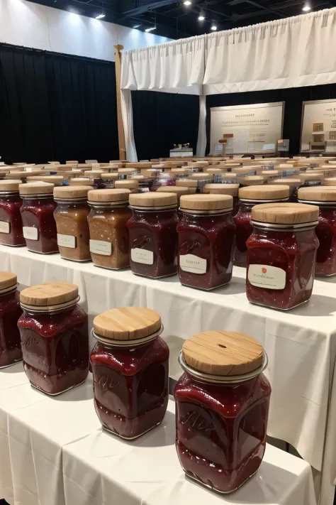 use the same image but remove some jar of jam