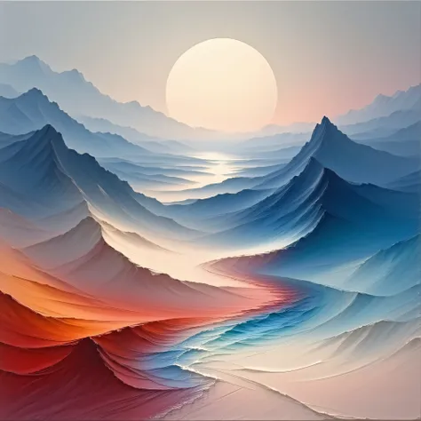 (لوحة Artية رائعة, better_The quality of :1.2), Background colors, Blended colors, Art